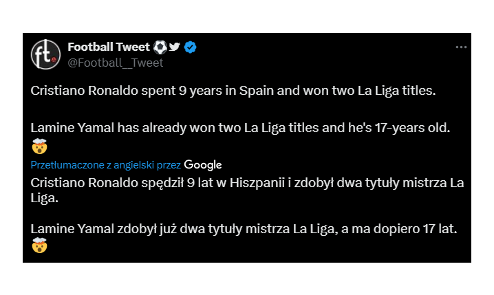 WYGRANE mistrzostwo Hiszpanii: CR7 vs. 17-letni Yamal xD